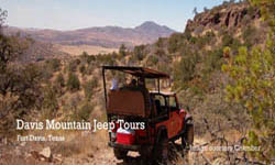 Davis Mountain Jeep tours